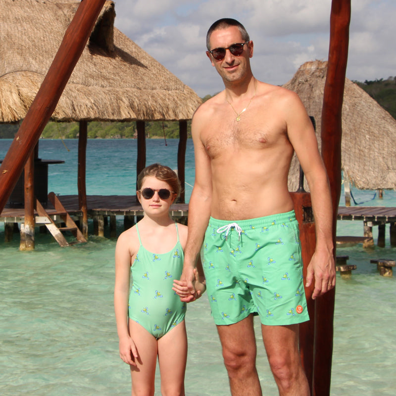 Yihuimin Jupe Courte Plage Enfant Fille - Paréo Maillot Bain Wrap Bikini, Tissu Respirant Tulle