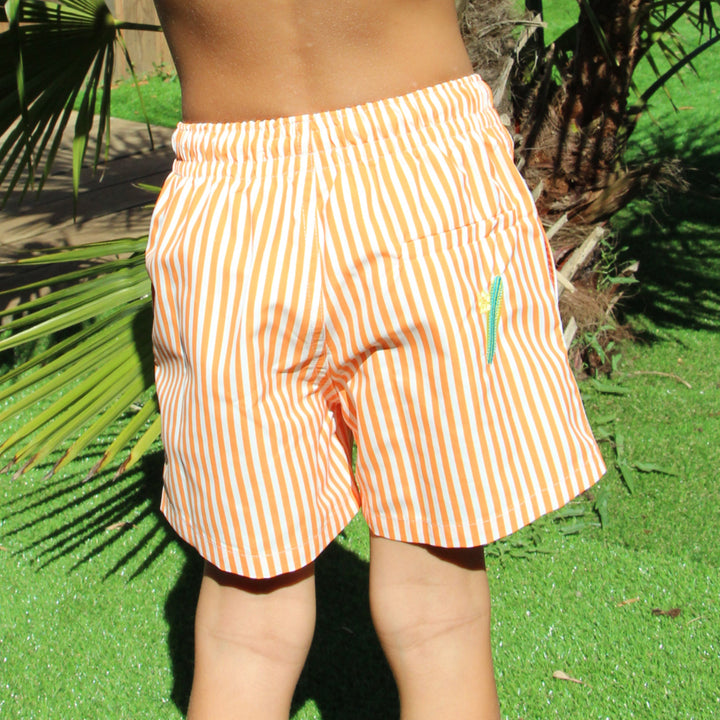 Maillot de bain enfant - Le petit Surfeur rayé
