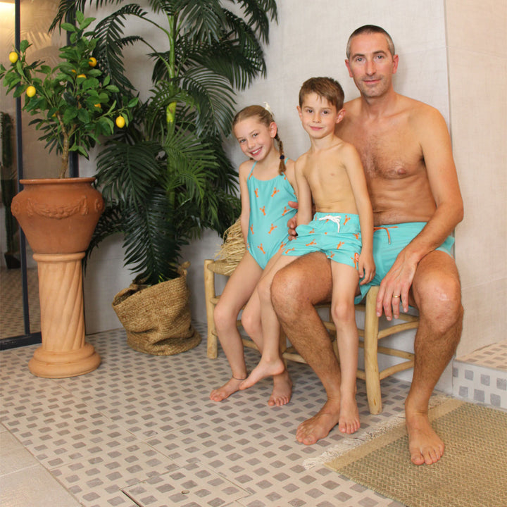 Maillot de bain 1 pièce fille - Le petit Immergé Aqua