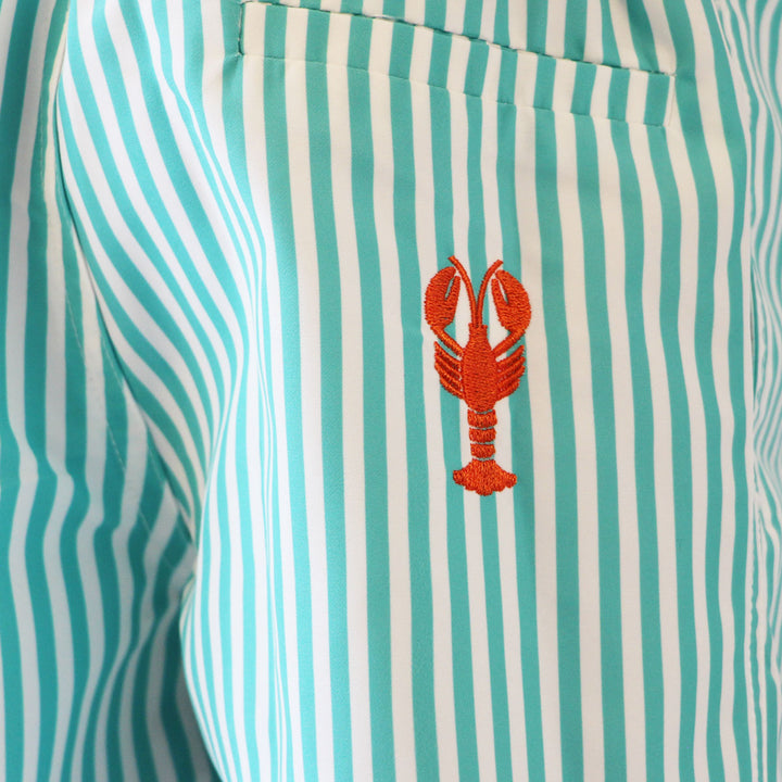 Maillot de bain enfant - Le petit Immergé Aqua rayé