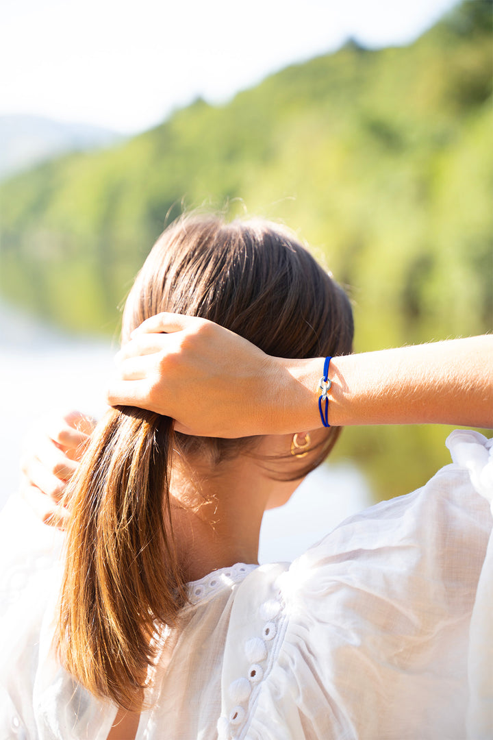 Bracelet Santorin - Bleu roi