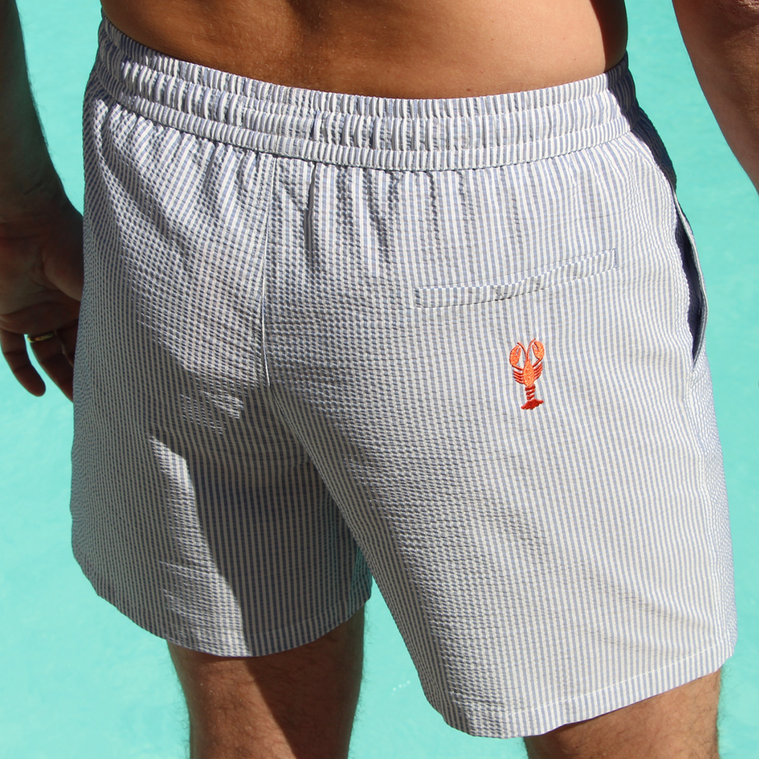 Short de bain - L'Immergé Seersucker