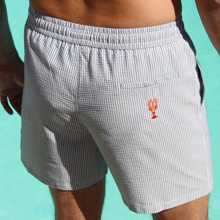 Short de bain - L'Immergé Seersucker