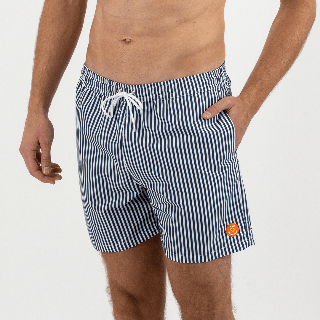 Swim shorts - L'Immergé striped