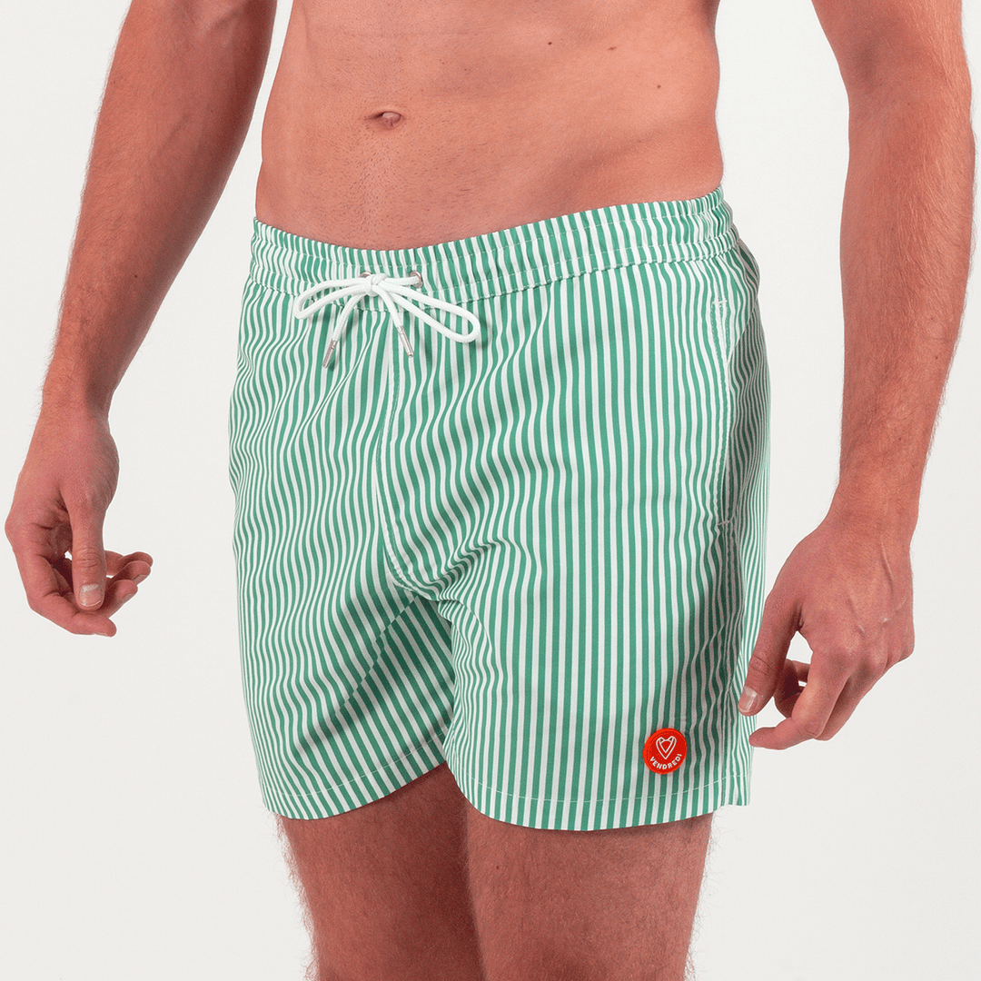 Swim shorts - L'Envolé striped