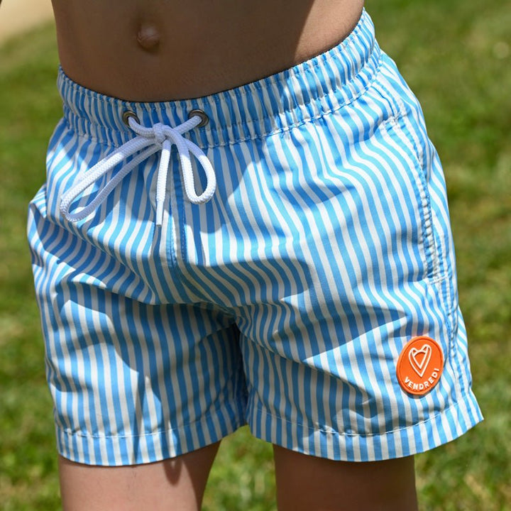 Children's swim shorts - Le petit Etoilé striped